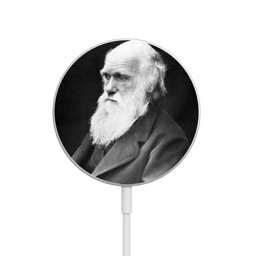 S1610 Charles Darwin Magnetisches kabelloses Ladepad mit MagSafe 15W für iPhone 16 15 14 13 12