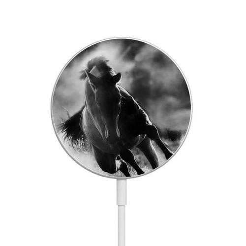 S1860 Running Horse Magnetisches kabelloses Ladepad mit MagSafe 15W für iPhone 16 15 14 13 12