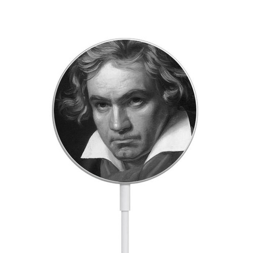 S1930 Beethoven Magnetisches kabelloses Ladepad mit MagSafe 15W für iPhone 16 15 14 13 12