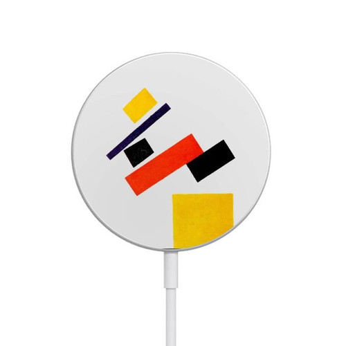 S1958 Malevich Suprematism Magnetisches kabelloses Ladepad mit MagSafe 15W für iPhone 16 15 14 13 12