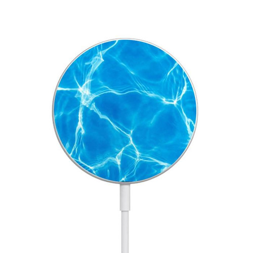 S2788 Blue Water Swimming Pool Magnetisches kabelloses Ladepad mit MagSafe 15W für iPhone 16 15 14 13 12