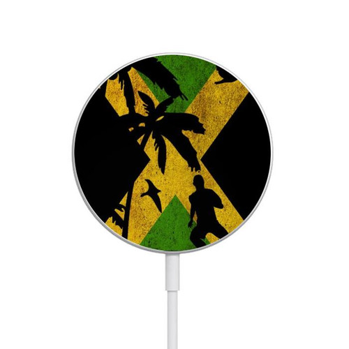 S2975 Jamaica Football Soccer Magnetisches kabelloses Ladepad mit MagSafe 15W für iPhone 16 15 14 13 12