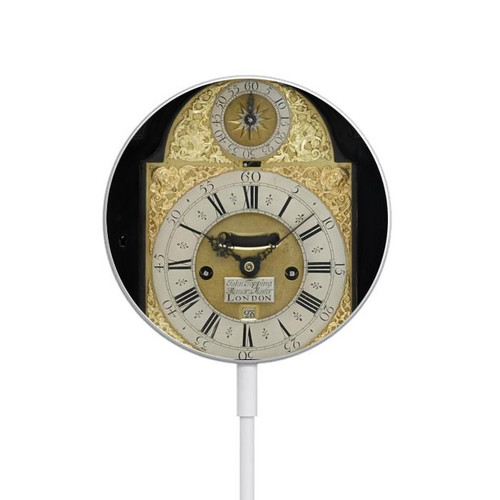 S3144 Antique Bracket Clock Magnetisches kabelloses Ladepad mit MagSafe 15W für iPhone 16 15 14 13 12