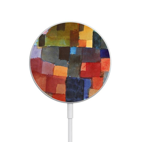 S3341 Paul Klee Raumarchitekturen Magnetisches kabelloses Ladepad mit MagSafe 15W für iPhone 16 15 14 13 12