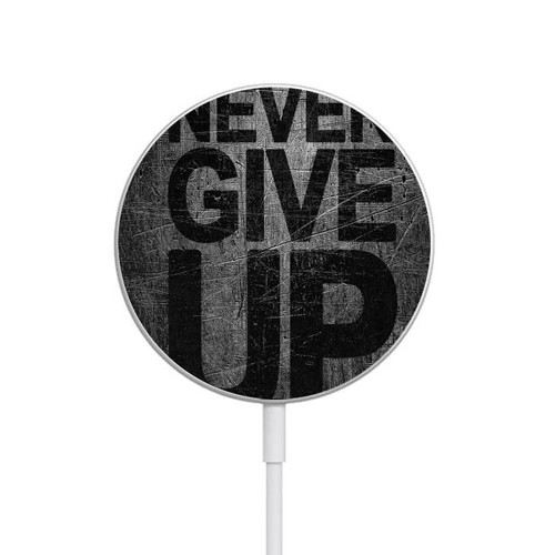 S3367 Never Give Up Magnetisches kabelloses Ladepad mit MagSafe 15W für iPhone 16 15 14 13 12