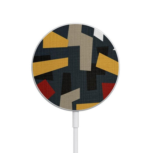 S3386 Abstract Fabric Texture Magnetisches kabelloses Ladepad mit MagSafe 15W für iPhone 16 15 14 13 12