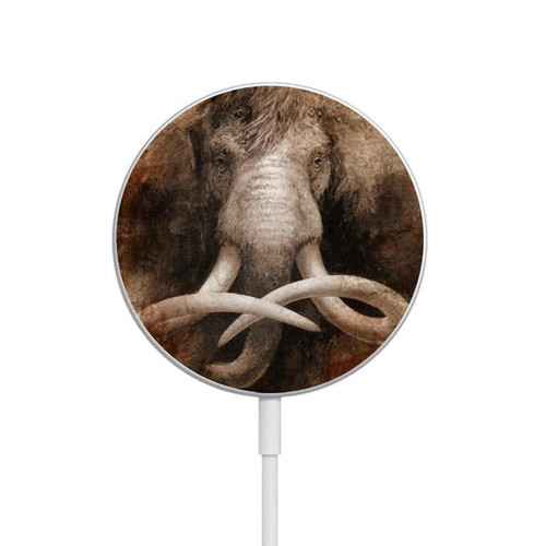 S3427 Mammoth Ancient Cave Art Magnetisches kabelloses Ladepad mit MagSafe 15W für iPhone 16 15 14 13 12