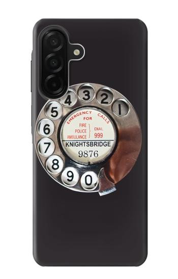 S0059 Retro Rotary Phone Dial On Hülle Schutzhülle Taschen für Samsung Galaxy A26