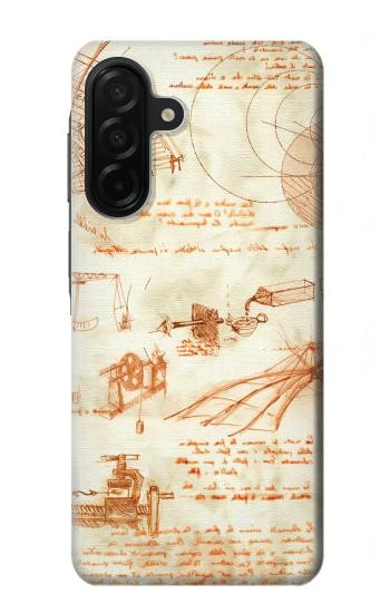 S0566 Technical Drawing Da Vinci Hülle Schutzhülle Taschen für Samsung Galaxy A26
