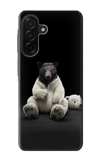S0878 Black Bear Hülle Schutzhülle Taschen für Samsung Galaxy A26