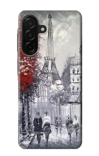 S1295 Eiffel Painting of Paris Hülle Schutzhülle Taschen für Samsung Galaxy A26