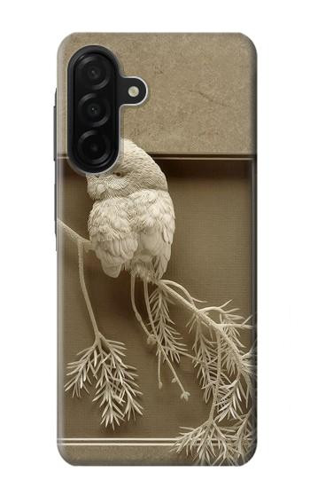 S1386 Paper Sculpture Owl Hülle Schutzhülle Taschen für Samsung Galaxy A26