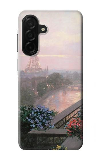 S1443 Terrace in Paris Eifel Hülle Schutzhülle Taschen für Samsung Galaxy A26