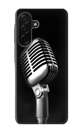 S1672 Retro Microphone Jazz Music Hülle Schutzhülle Taschen für Samsung Galaxy A26