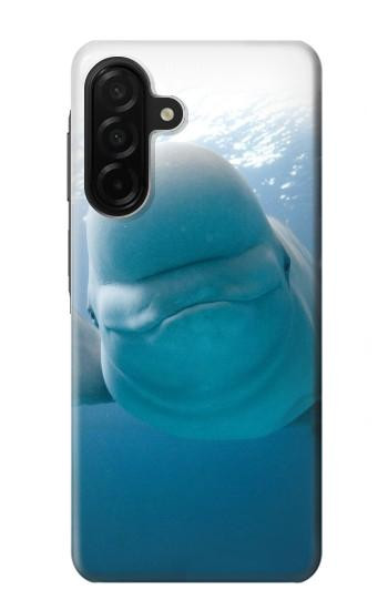 S1801 Beluga Whale Smile Whale Hülle Schutzhülle Taschen für Samsung Galaxy A26
