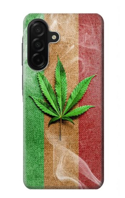S2109 Smoke Reggae Rasta Flag Hülle Schutzhülle Taschen für Samsung Galaxy A26