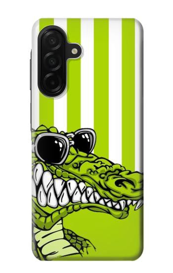 S2323 Funny Green Alligator Crocodile Hülle Schutzhülle Taschen für Samsung Galaxy A26