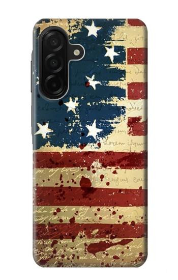 S2349 Old American Flag Hülle Schutzhülle Taschen für Samsung Galaxy A26