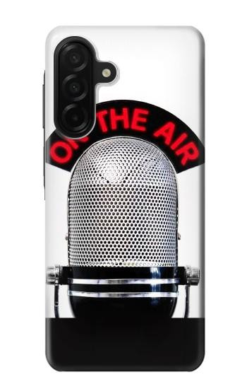 S2381 Vintage Radio Microphone On The Air Hülle Schutzhülle Taschen für Samsung Galaxy A26
