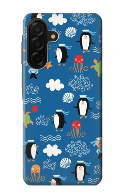 S2572 Marine Penguin Pattern Hülle Schutzhülle Taschen für Samsung Galaxy A26