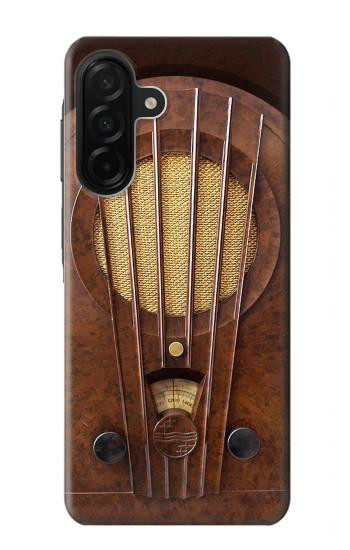 S2655 Vintage Bakelite Deco Radio Hülle Schutzhülle Taschen für Samsung Galaxy A26