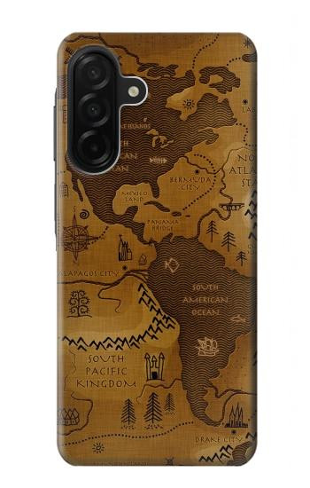 S2861 Antique World Map Hülle Schutzhülle Taschen für Samsung Galaxy A26