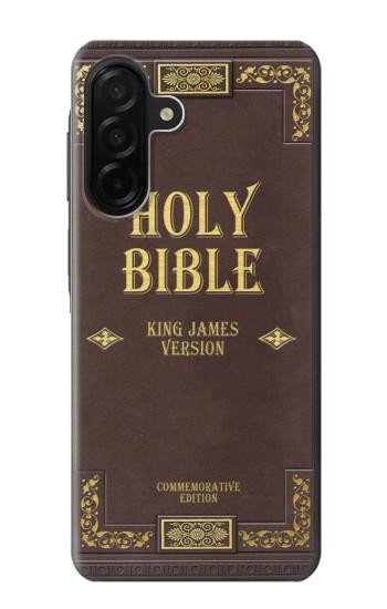 S2889 Holy Bible Cover King James Version Hülle Schutzhülle Taschen für Samsung Galaxy A26