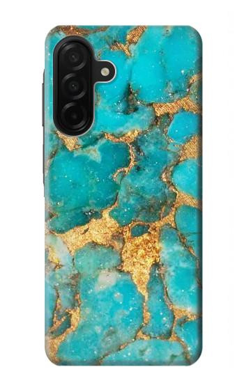 S2906 Aqua Turquoise Stone Hülle Schutzhülle Taschen für Samsung Galaxy A26