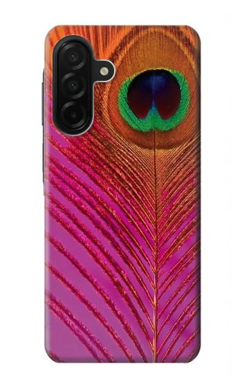 S3201 Pink Peacock Feather Hülle Schutzhülle Taschen für Samsung Galaxy A26