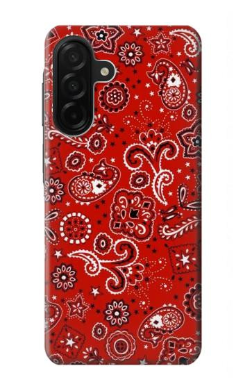 S3354 Red Classic Bandana Hülle Schutzhülle Taschen für Samsung Galaxy A26