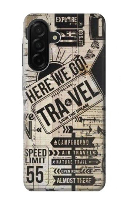 S3441 Vintage Travel Hülle Schutzhülle Taschen für Samsung Galaxy A26
