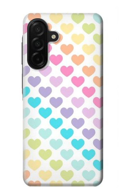 S3499 Colorful Heart Pattern Hülle Schutzhülle Taschen für Samsung Galaxy A26