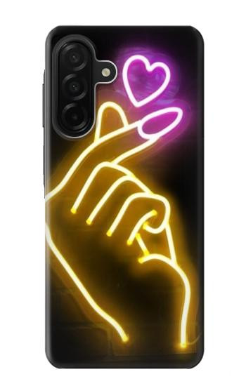 S3512 Cute Mini Heart Neon Graphic Hülle Schutzhülle Taschen für Samsung Galaxy A26