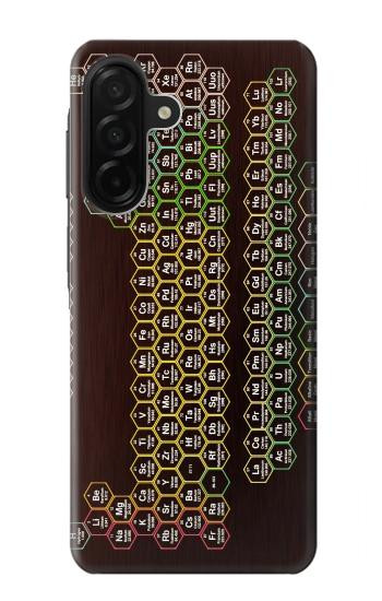 S3544 Neon Honeycomb Periodic Table Hülle Schutzhülle Taschen für Samsung Galaxy A26
