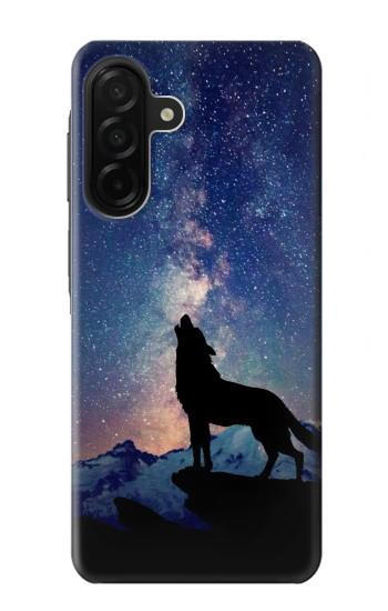S3555 Wolf Howling Million Star Hülle Schutzhülle Taschen für Samsung Galaxy A26