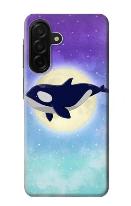 S3807 Killer Whale Orca Moon Pastel Fantasy Hülle Schutzhülle Taschen für Samsung Galaxy A26