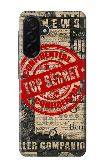S3937 Text Top Secret Art Vintage Hülle Schutzhülle Taschen für Samsung Galaxy A26