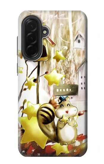 S0109 Cute Squirrel Cartoon Hülle Schutzhülle Taschen für Samsung Galaxy A36