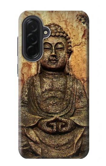 S0344 Buddha Rock Carving Hülle Schutzhülle Taschen für Samsung Galaxy A36