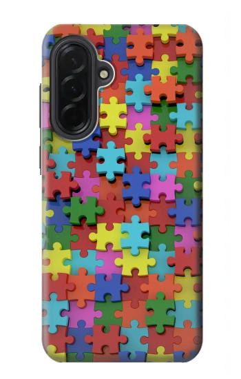 S0816 Puzzle Hülle Schutzhülle Taschen für Samsung Galaxy A36