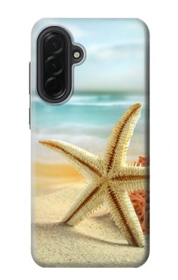 S1117 Starfish on the Beach Hülle Schutzhülle Taschen für Samsung Galaxy A36
