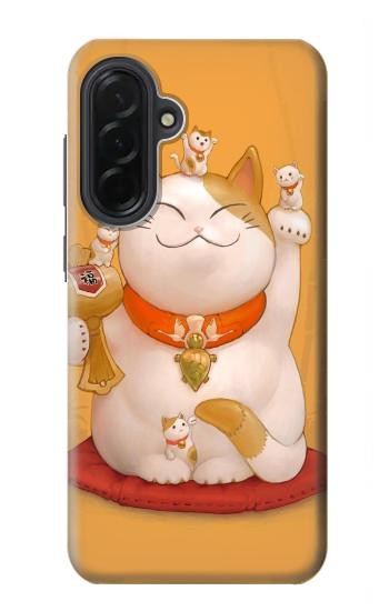 S1217 Maneki Neko Lucky Cat Hülle Schutzhülle Taschen für Samsung Galaxy A36