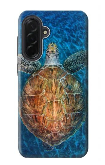 S1249 Blue Sea Turtle Hülle Schutzhülle Taschen für Samsung Galaxy A36