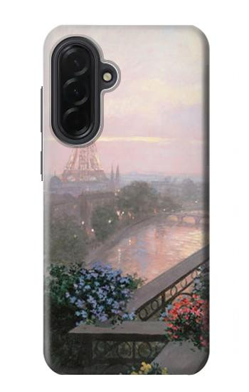 S1443 Terrace in Paris Eifel Hülle Schutzhülle Taschen für Samsung Galaxy A36