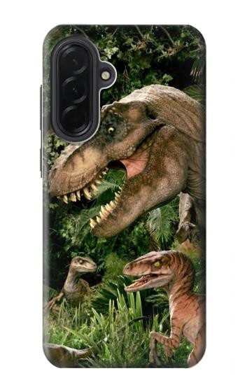 S1452 Trex Raptor Dinosaur Hülle Schutzhülle Taschen für Samsung Galaxy A36