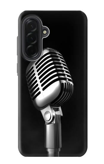 S1672 Retro Microphone Jazz Music Hülle Schutzhülle Taschen für Samsung Galaxy A36