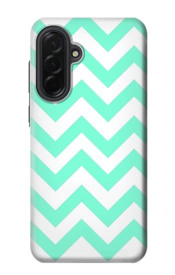 S1723 Mint Chevron Zigzag Hülle Schutzhülle Taschen für Samsung Galaxy A36