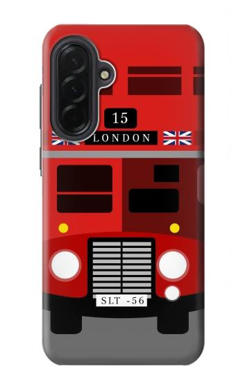 S2058 England British Double Decker Bus Hülle Schutzhülle Taschen für Samsung Galaxy A36