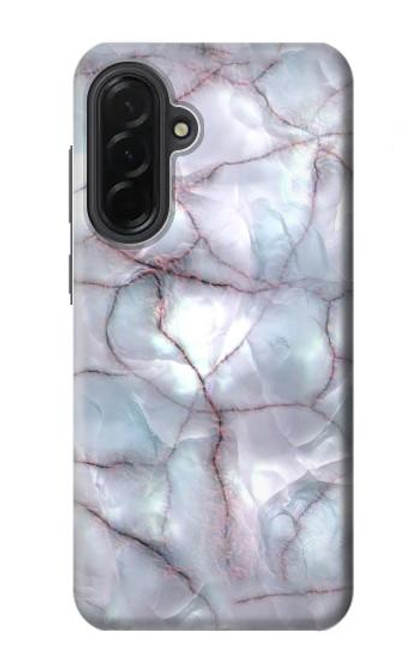 S2316 Dark Blue Marble Texture Graphic Print Hülle Schutzhülle Taschen für Samsung Galaxy A36