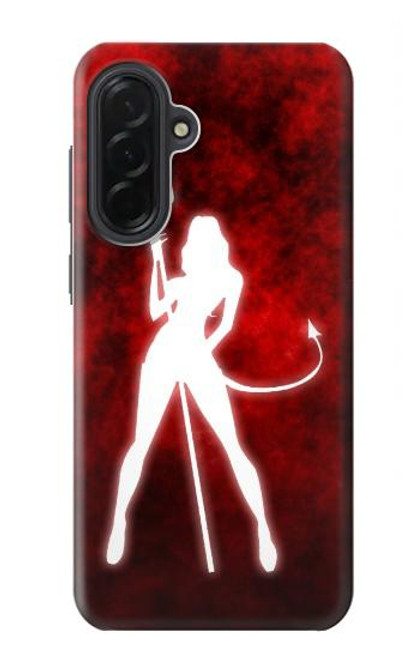 S2455 Sexy Devil Girl Hülle Schutzhülle Taschen für Samsung Galaxy A36